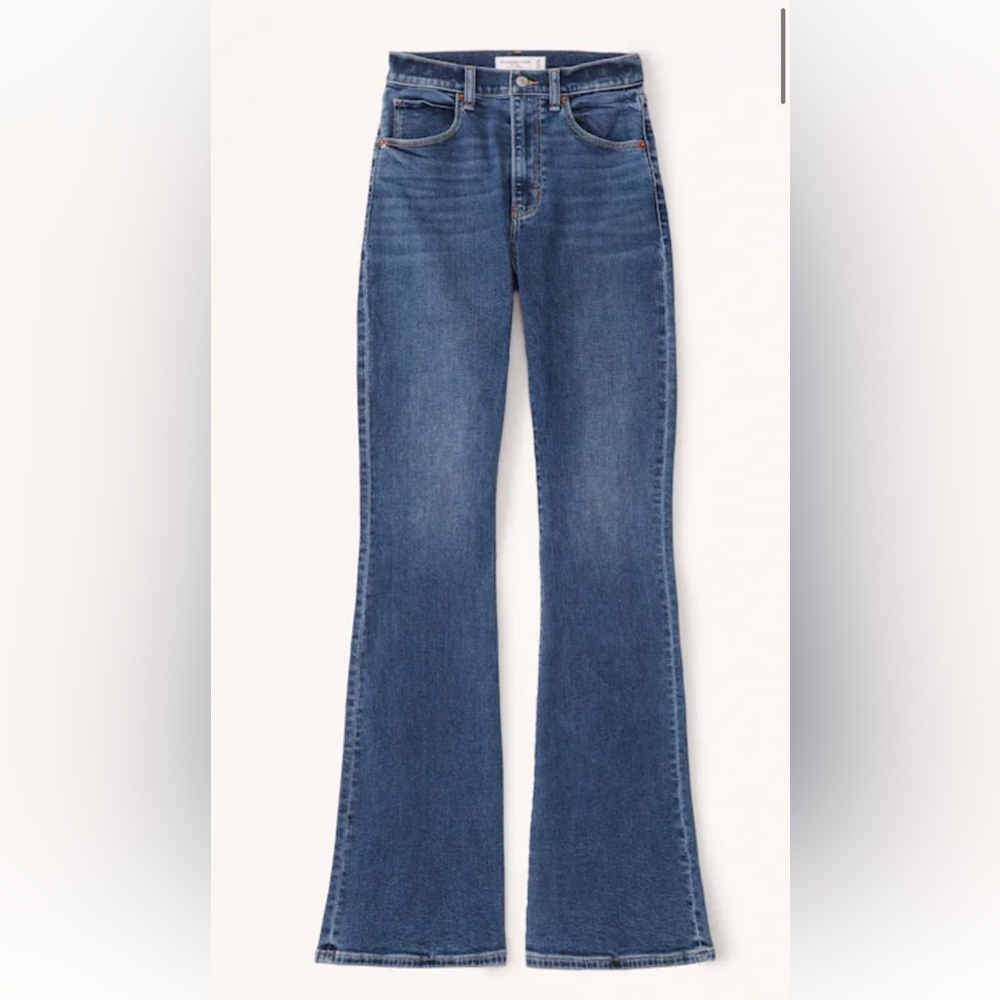 Abercrombie Flare Ultra High Rise Jean Gem